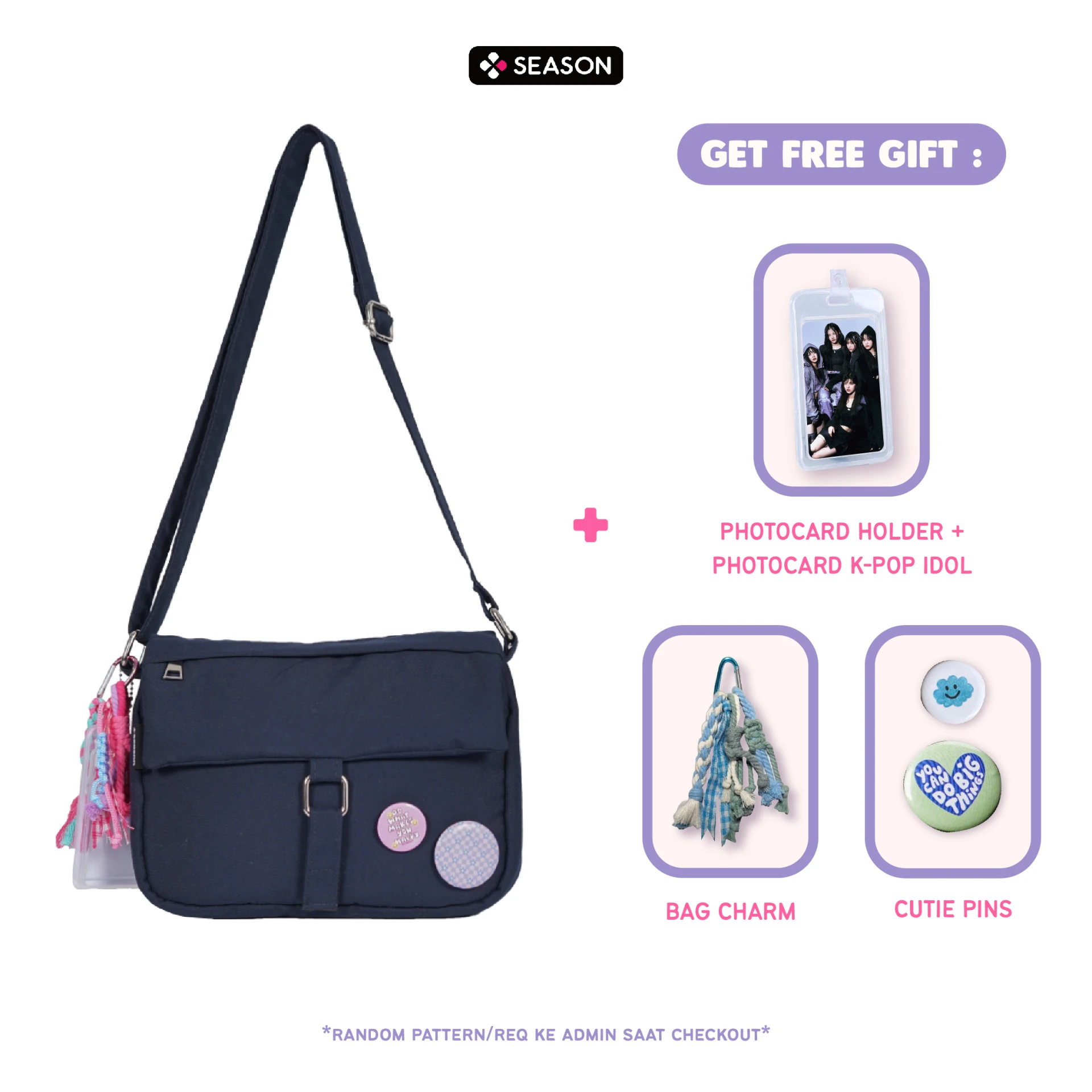 Tas Selempang Sling Bag Wanita Season Clovery